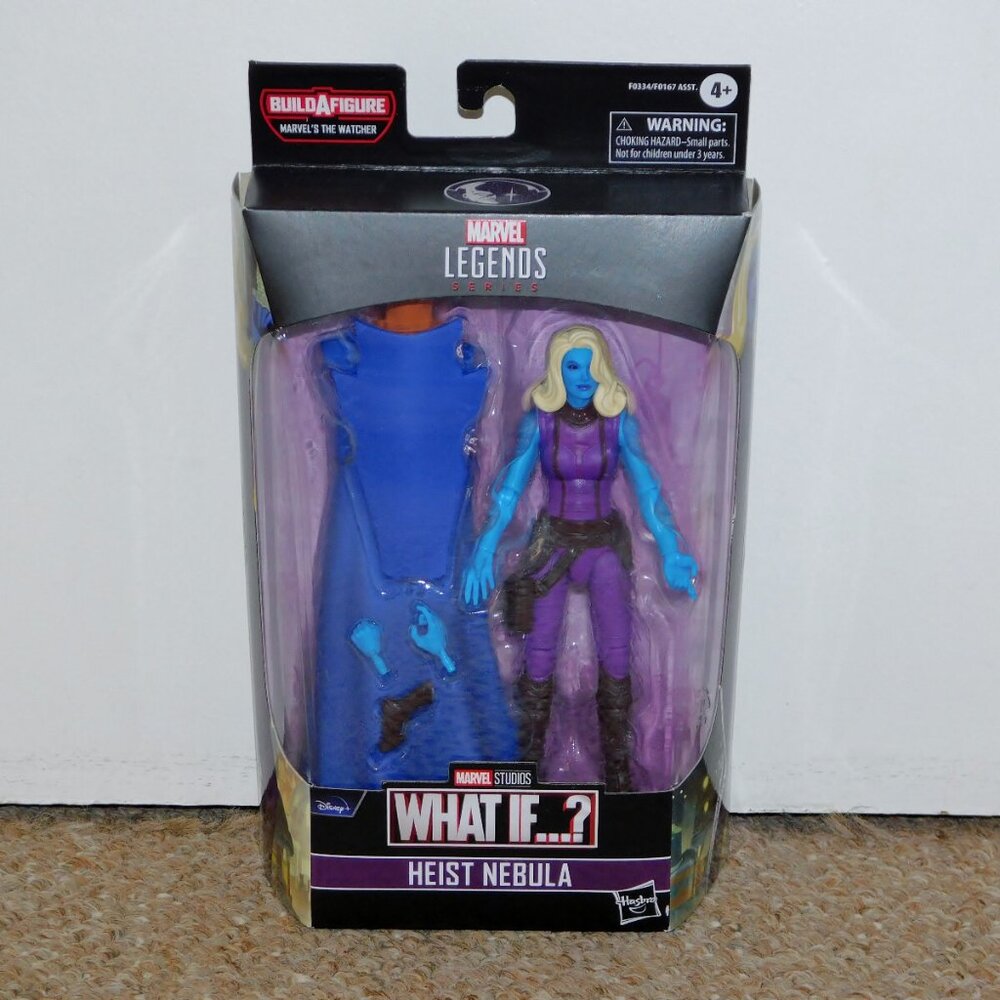 2021 Hasbro Marvel Legends 6" What If? Heist Nebula MIB New BAF The Watcher